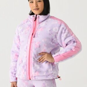 NWT Bogner X LoveShackFancy Ninetta 2 Midlayer Jacket hibiscus- S